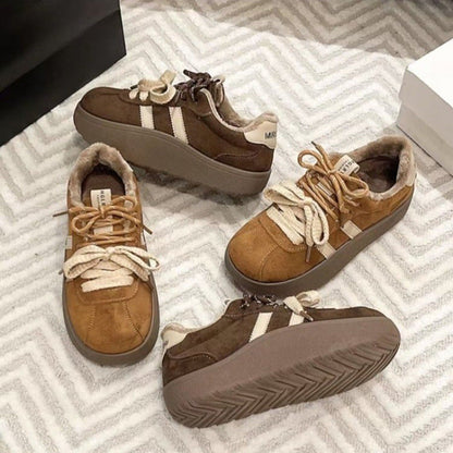 Damen Sneaker Bequem Weich Innenfutter Modisch - BerlinGlamour
