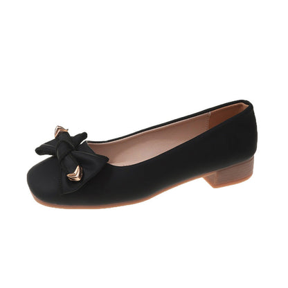 Damen Ballerinas Weich Bequem Schleifen Detail Elegante Schuhe