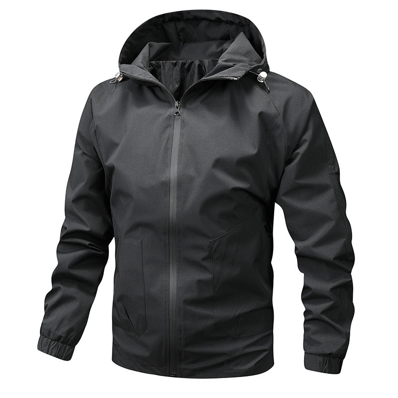 Herren Windbreaker Jacke Wasserdicht Sportlich - BerlinGlamour