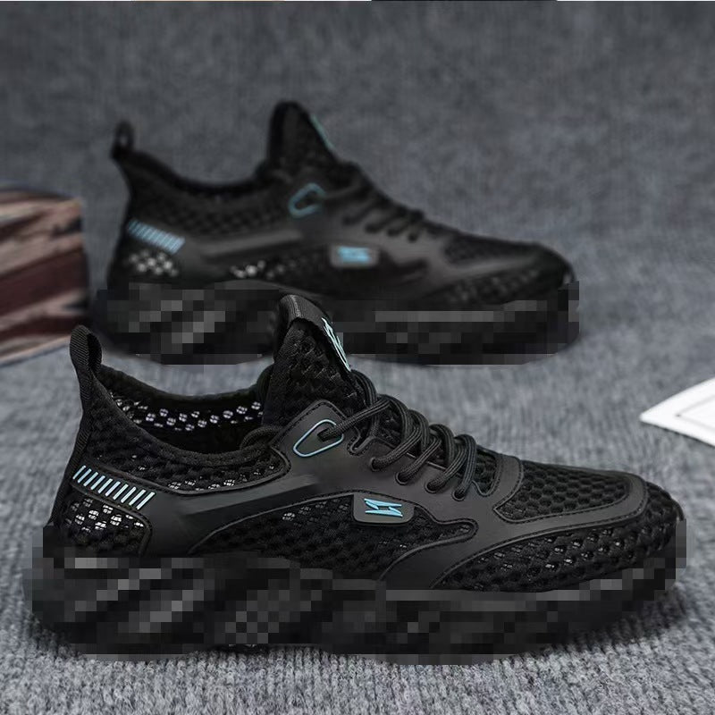Damen Laufschuhe Atmungsaktiv Stoßdämpfend Schwarz