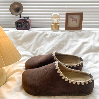 Damen Clogs Weich Bequem Filzschuhe Mit Riemen
