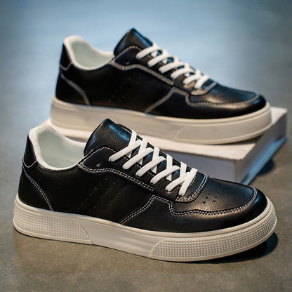Damen Sneaker Sportlich Leder Laufschuhe Komfortabel
