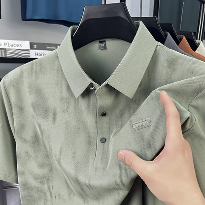 Herren Polohemd Kurzarm Piqué Stoff Modern