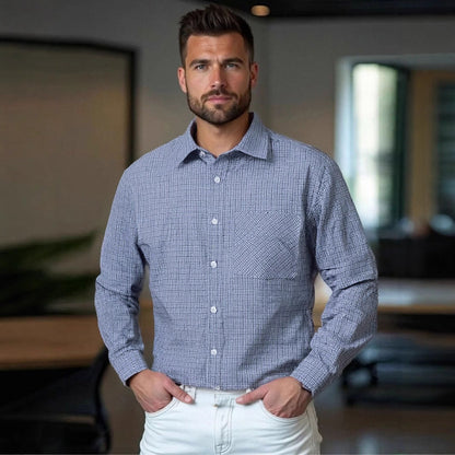Herren Hemd Kariert Modern Baumwolle Qualität - BerlinGlamour