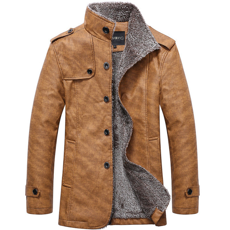 Herren Winterjacke Modern mit Weichem Innenfutter
