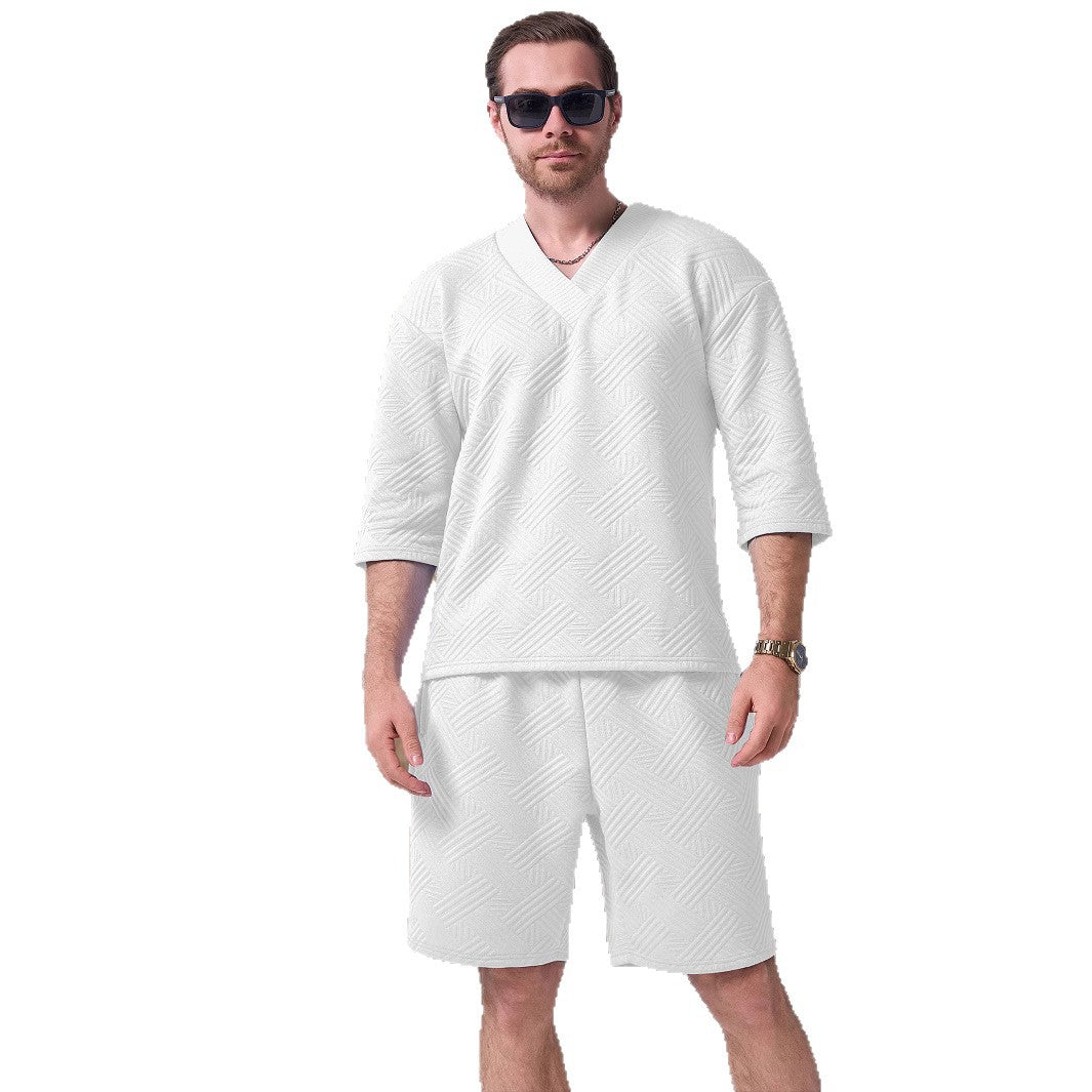 Herren Sportbekleidung Set Oberteil Shorts Laufsport