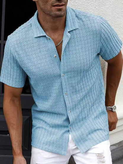 Herren Hemd Modern Strukturiert Urban Style