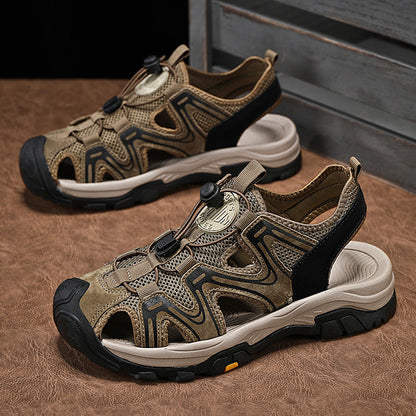 Damen Sport Sandalen Mesh Schnellschnürsystem