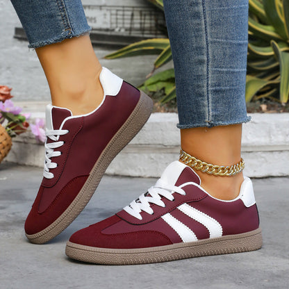 Damen Sportschuhe Retro Style Bequem Laufsohle