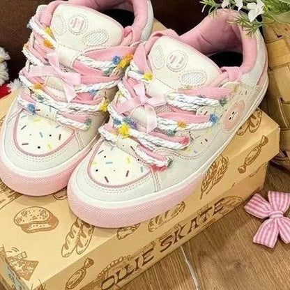Damen Sneaker Bunt Farben Komfort