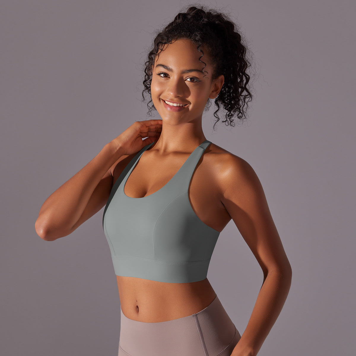 Damen Sport-BH Komfort Racerback Unterstützung