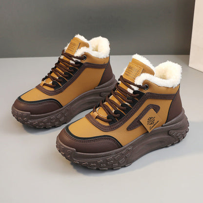 Damen Sneaker Warmfutter Rutschfest Modisch