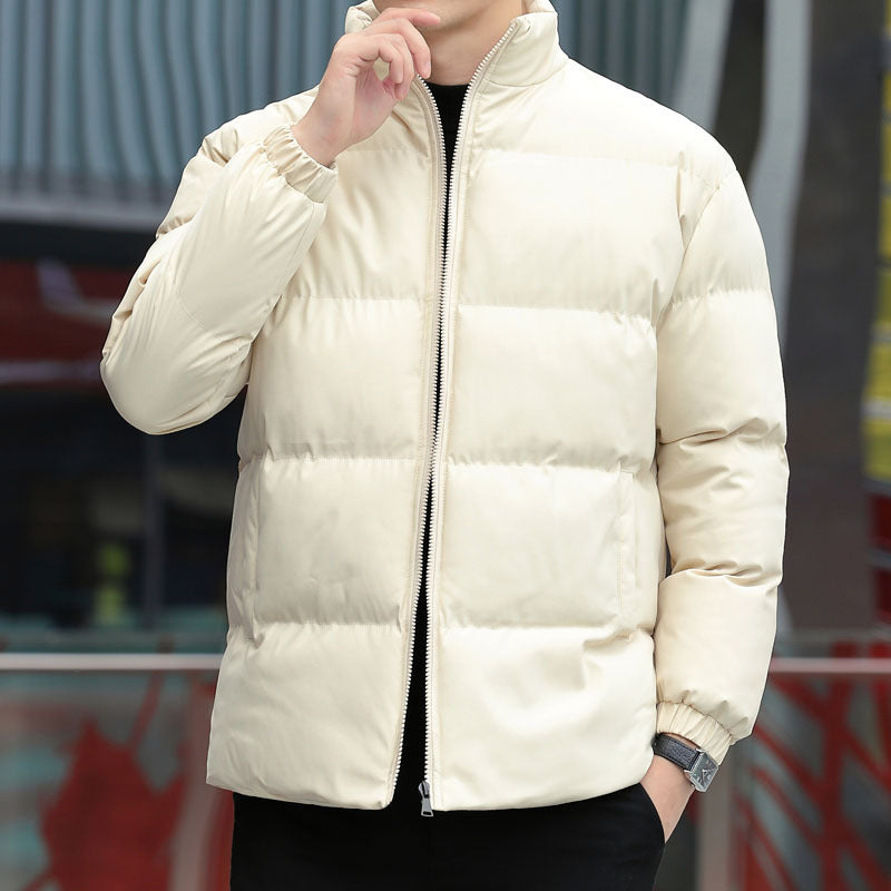 Herren Winterjacke Steppjacke Reißverschluss Warm Isoliert