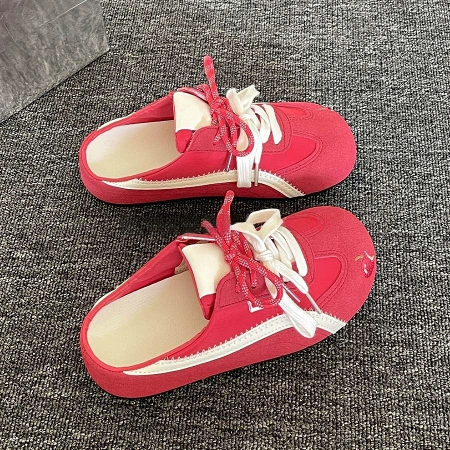 Damen Sneaker Blumenmuster atmungsaktiv Modern