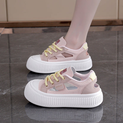 Damen Sneakers Hoch Modisch Atmungsaktiv Sportlich