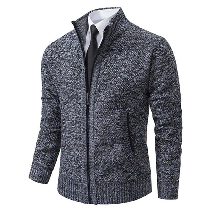 Herren Strickjacke Elegante Reißverschluss Modern - BerlinGlamour