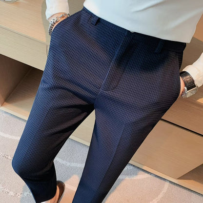 Herren Slim-Fit Hose Frühlings Look Modern