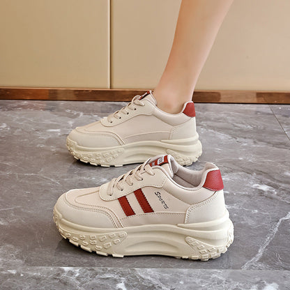 Damen Sneaker Sportlich Chunky Stabil Bequem
