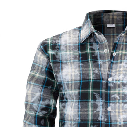 Herren Langarmhemd Elegant Modern Slimfit
