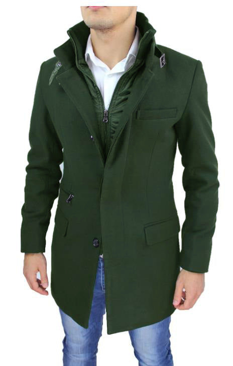 Herren Winterjacke Warm Modern mit Innenfutter