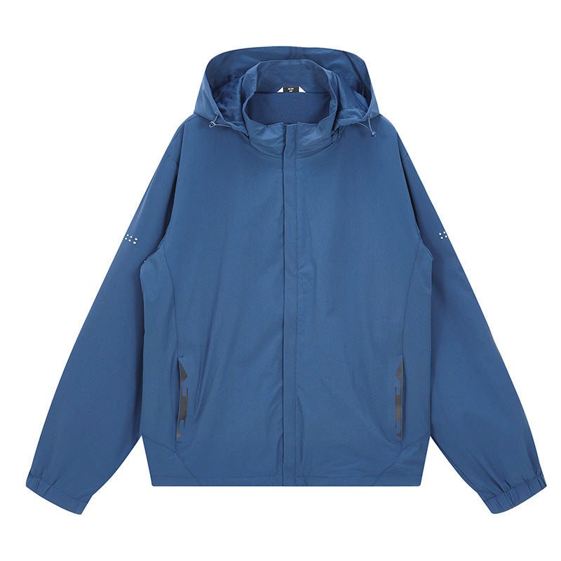 Herren Outdoor-Jacke Wasserdicht Verstellbare Kapuze