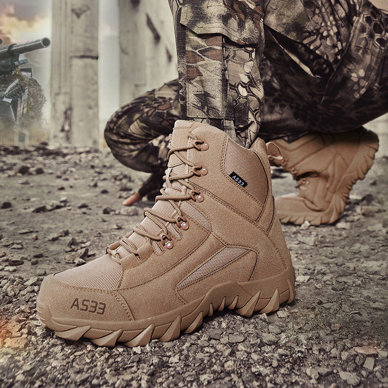Herren Tactical-Boots Robust mit Knöchelschutz Rutschfest