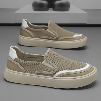 Damen Sneaker Slip-On atmungsaktiv bequem Frauen Schuhe