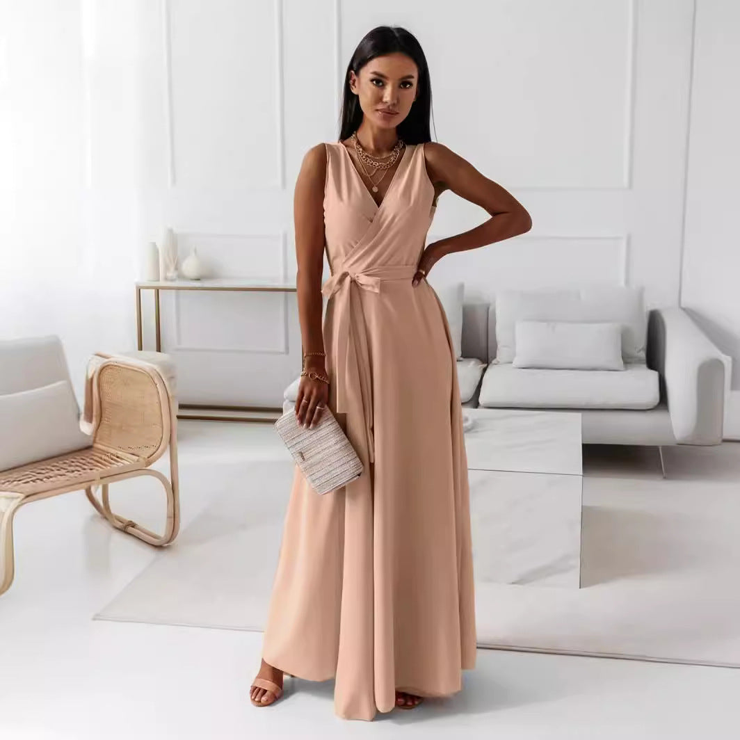 Elegantes Minikleid Damen Wickelkleid V-Ausschnitt - BerlinGlamour