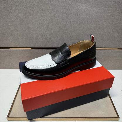 Damen Mokassins Elegante Leder Schuhe Mit Zierdetail