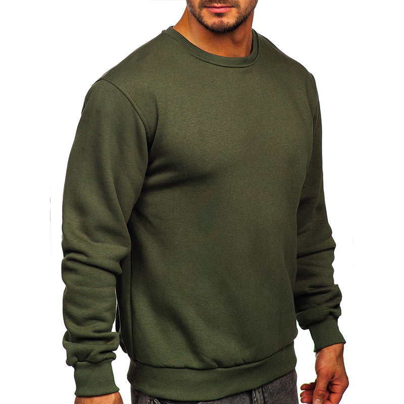 Herren Sweatshirt Baumwolle Rundhals Modern Sportlich - BerlinGlamour