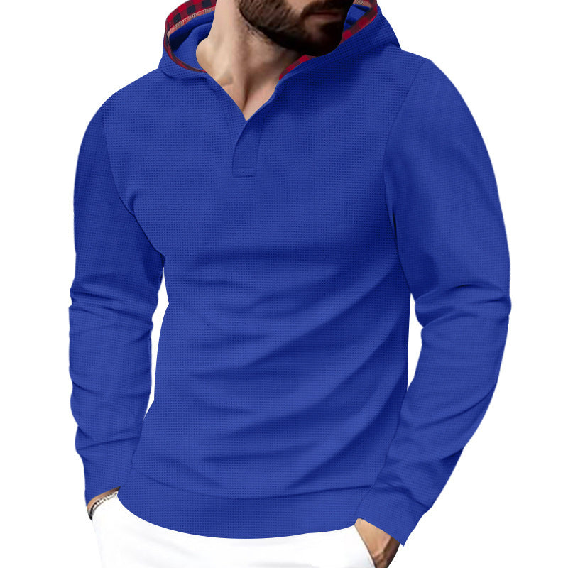 Herren Poloshirt Lässig Strukturiert Kragen Modern
