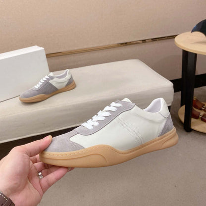 Damen Sneaker Leder Wildleder Schuhe Frauen - BerlinGlamour