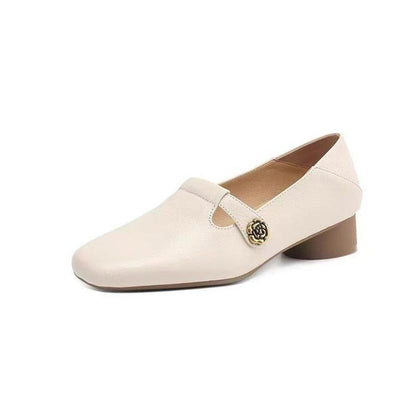 Damen Ballerinas Bequem Schnalle Elegant Modisch