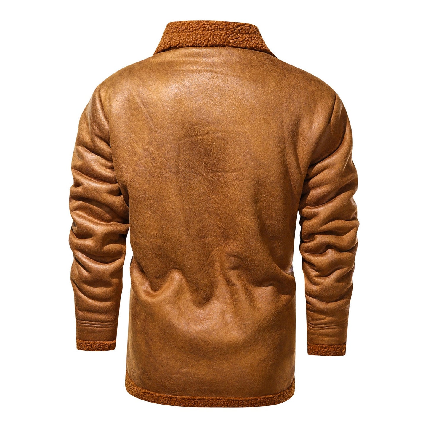 Herren Winterjacke Teddyfutter Warm Modern