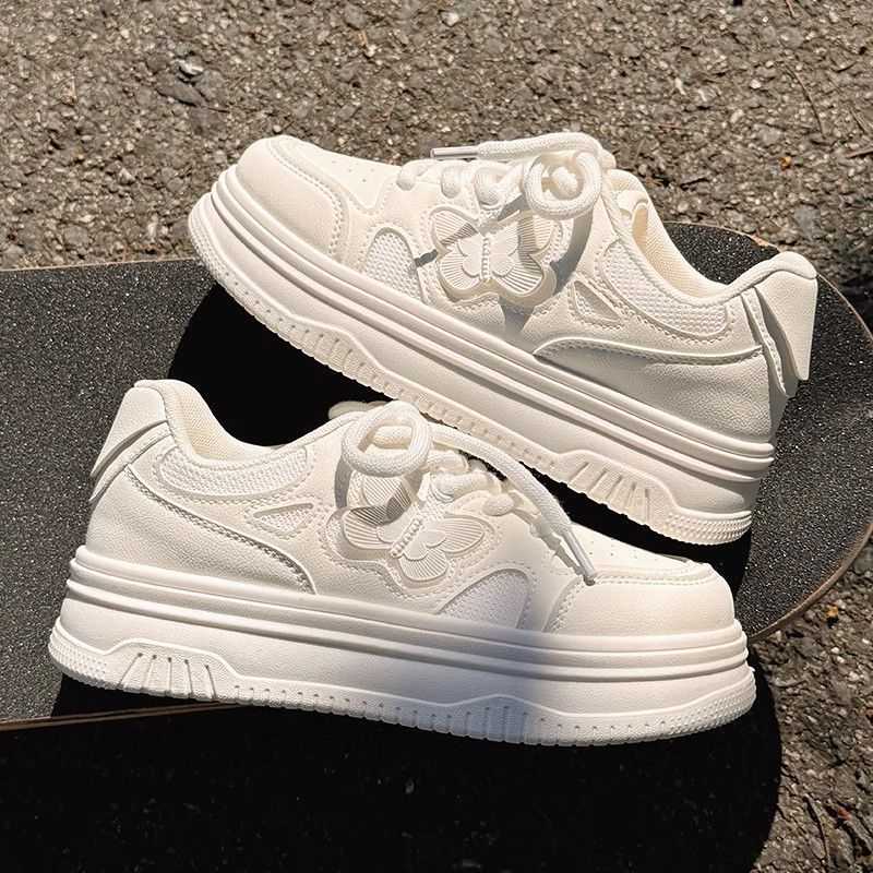 Damen Sneaker Sportlich Luftdurchlässig Plateau