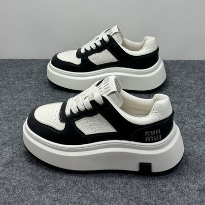 Damen Plateau Sneaker Bequem Mit Innovativem Design