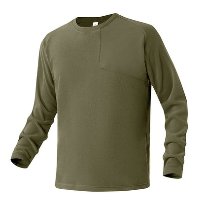Herren Funktionsshirt Langarm mit Brusttasche Sportlich