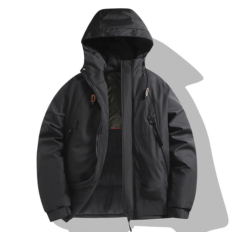Herren Funktionsjacke Wasserdicht mit Kapuze Isolierung