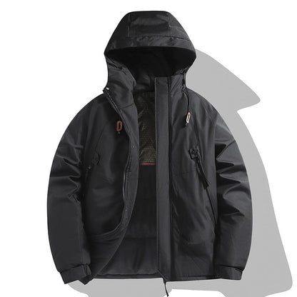 Herren Funktionsjacke Wasserdicht mit Kapuze Isolierung