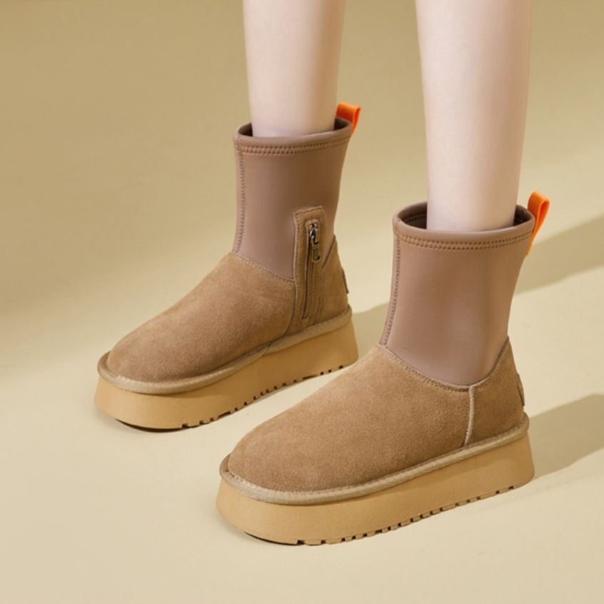 Damen Winterstiefel Elastisch Rutschfest Mode - BerlinGlamour