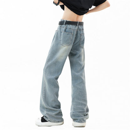 Herren Denim-Hose Weit Bein Relaxed Fit
