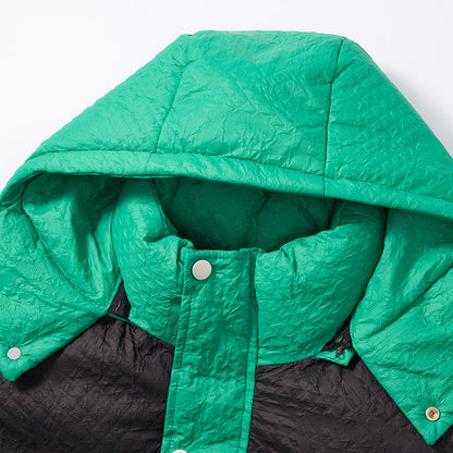 Herren Daunenjacke Modisch Warm mit Kapuze