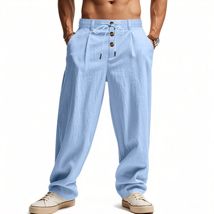Herren Schnitthose Elastisch Mit Tiefen Taschen Bequem