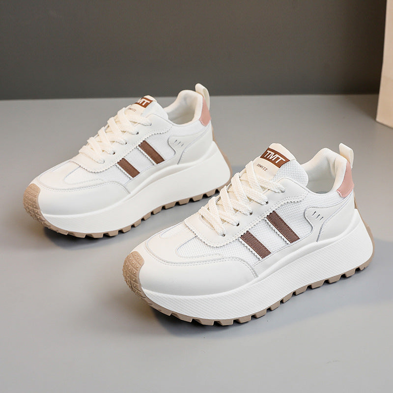 Damen Sneaker Plattform Schuhe Rutschfest Komfortabel