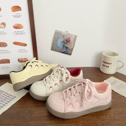 Damen Sneaker Sportlich Komfortable Laufschuhe Weiße Schuhe