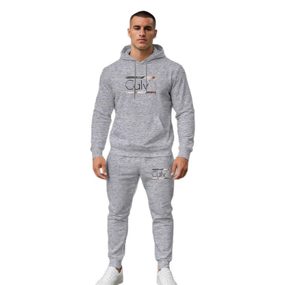 Herren Hoodie Sportlich Mit Jogginghosen Komplettsatz
