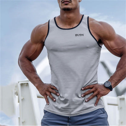 Herren Tanktop Sport atmungsaktiv Schnittfits
