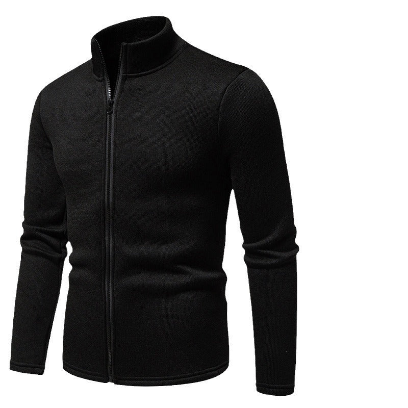 Herren Outdoorjacke Wasserfest mit hohem Kragen