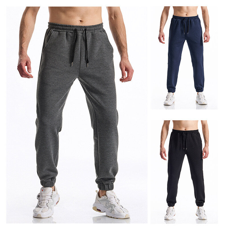 Herren Sport Hose Freizeitbeleuchtung Strukturiert Elegant - BerlinGlamour