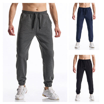 Herren Sport Hose Freizeitbeleuchtung Strukturiert Elegant - BerlinGlamour